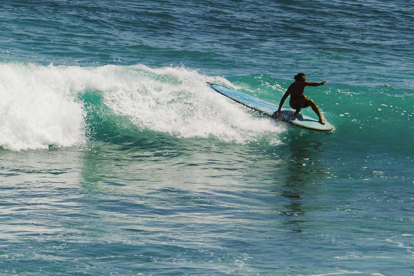 Surfing in Bali