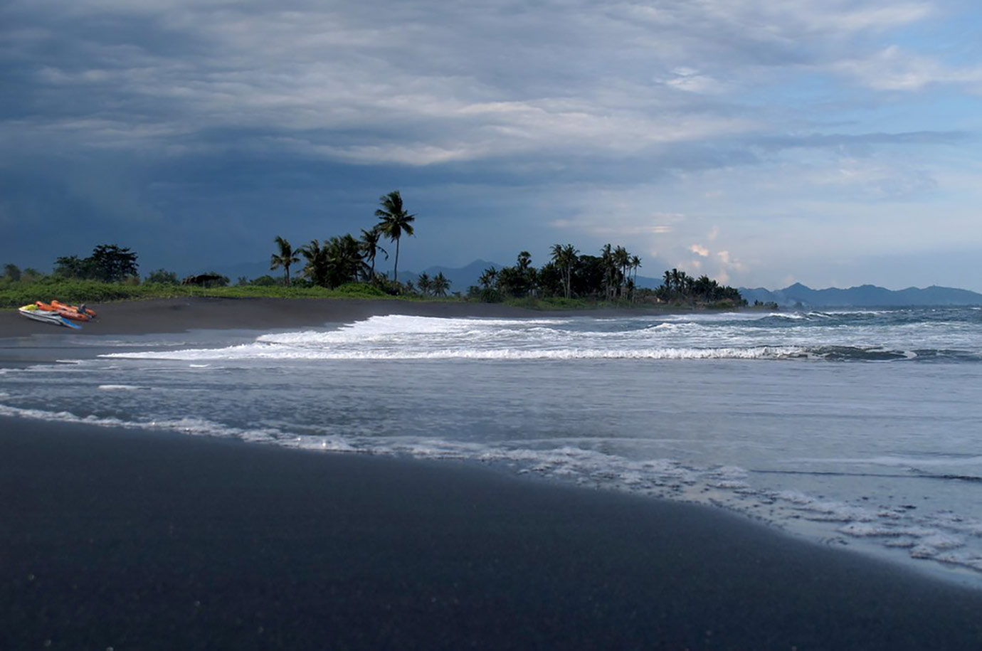 Keramas beach in Bali