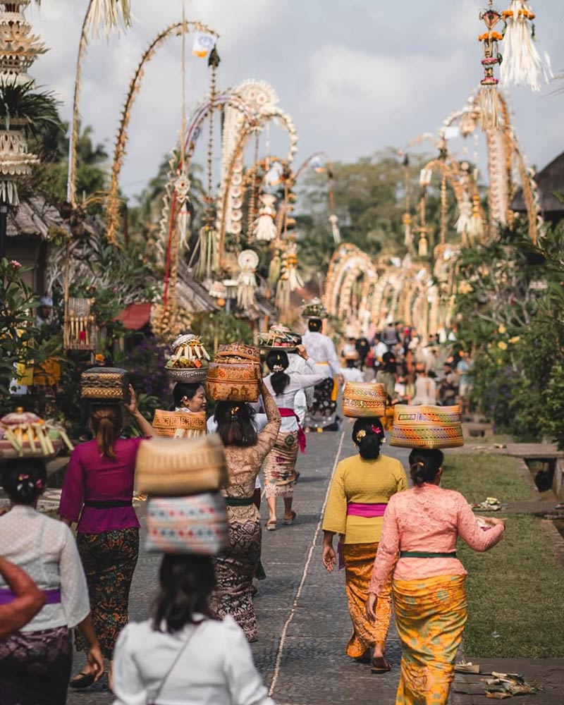 Galungan celebration in Bali