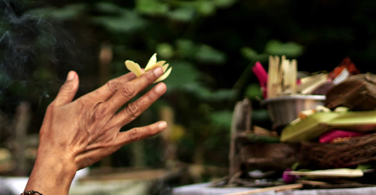 Balinese rituals process