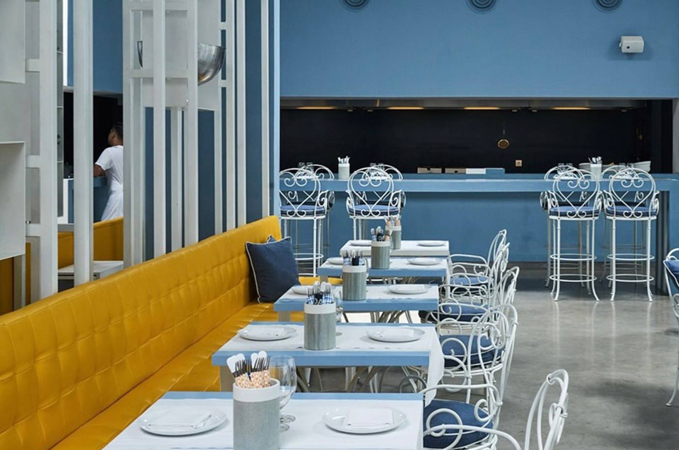 Interior in the Da Maria bar