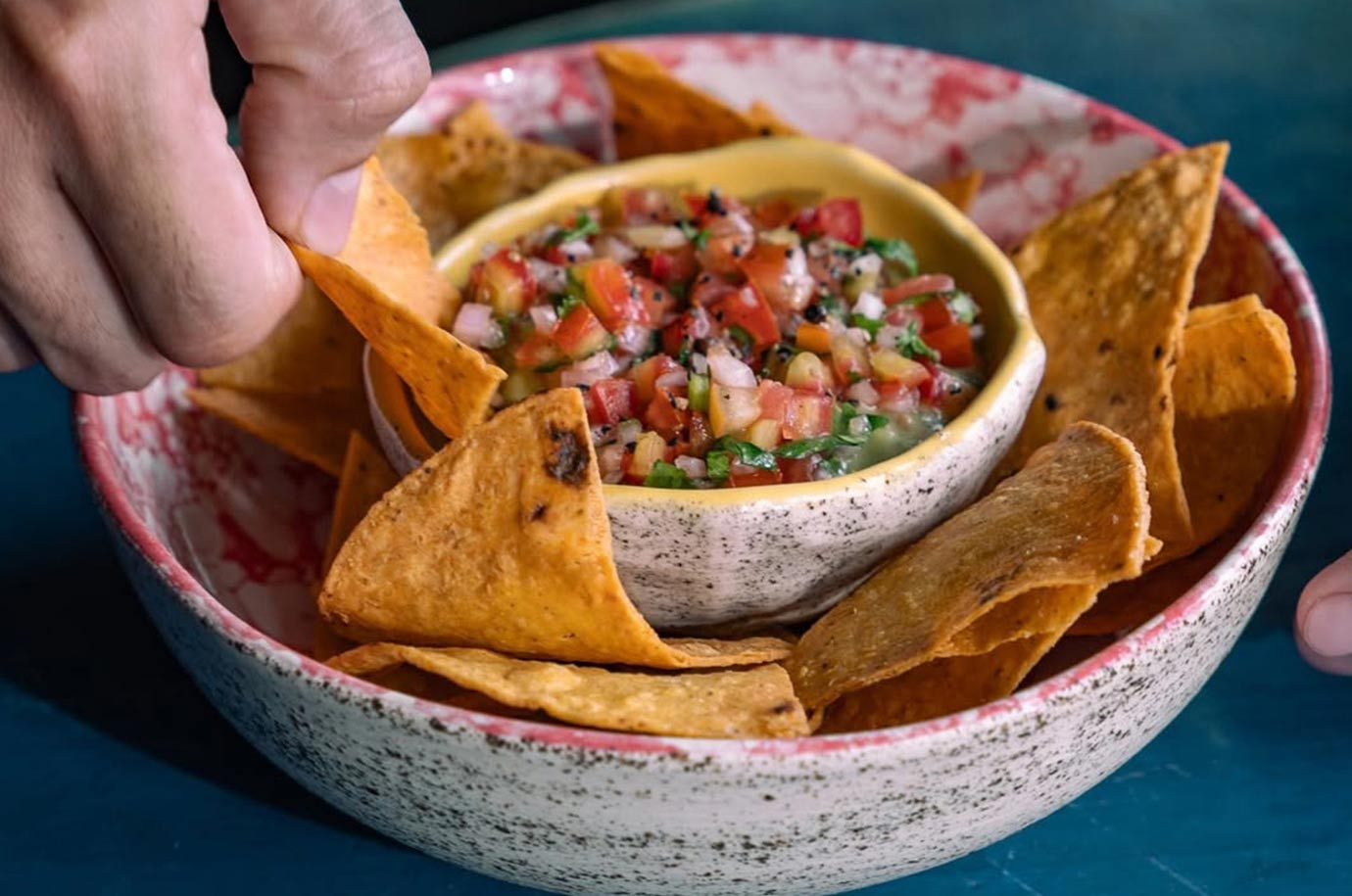 Mexican food from La Plancha bar