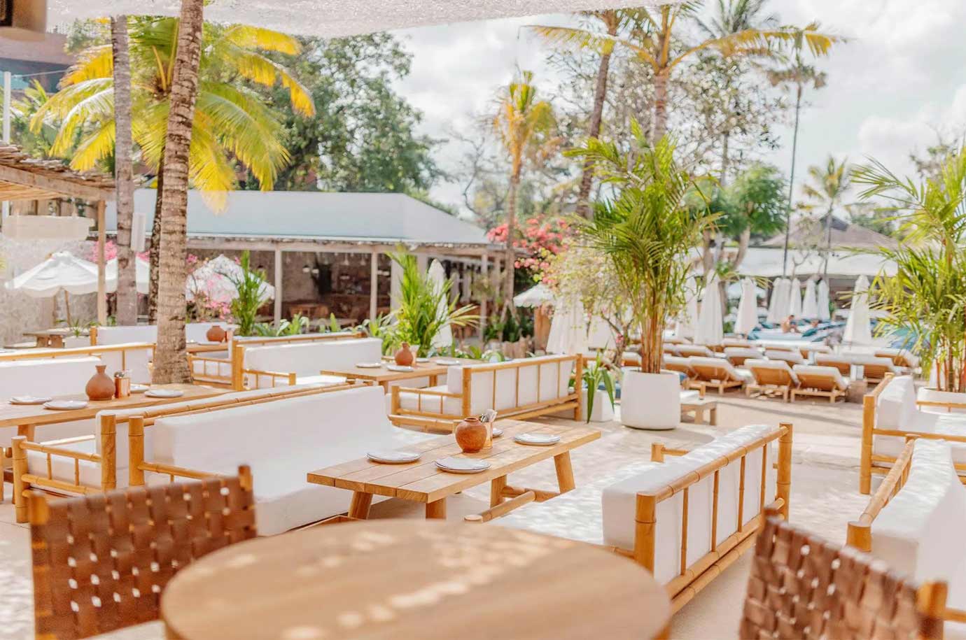 Outdoor seats in the Mrs. Sippy Bali