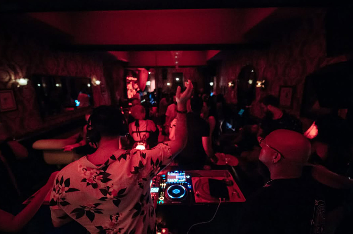 Party with DJs in The Shady Flamingo