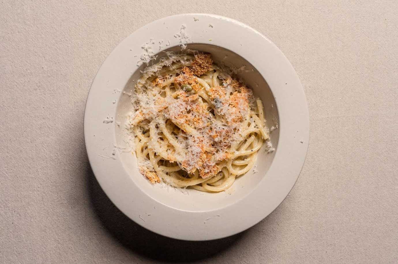 Pasta from Numero Quattro restaurant
