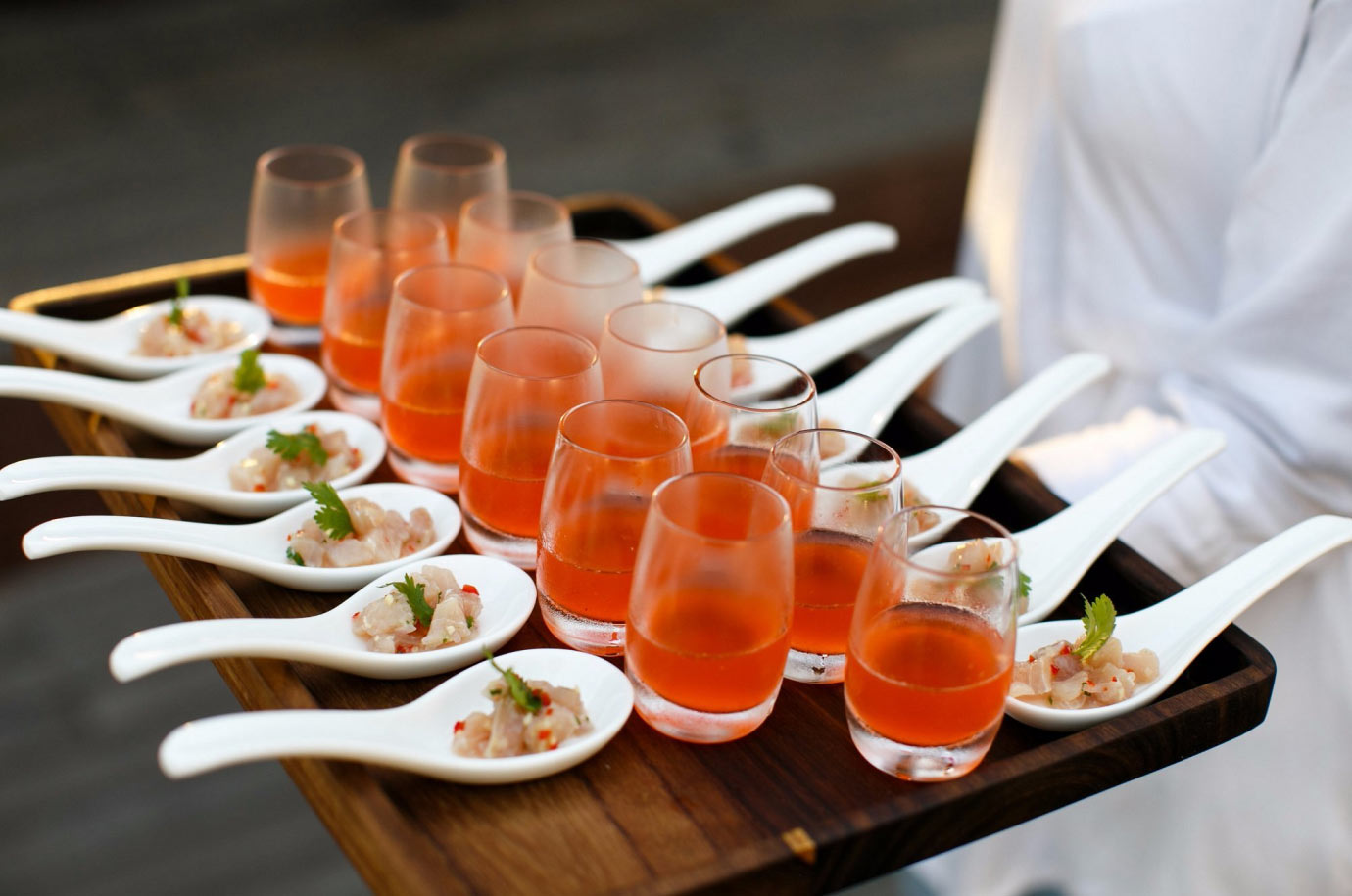 Drinks and snacks from Beach Bar