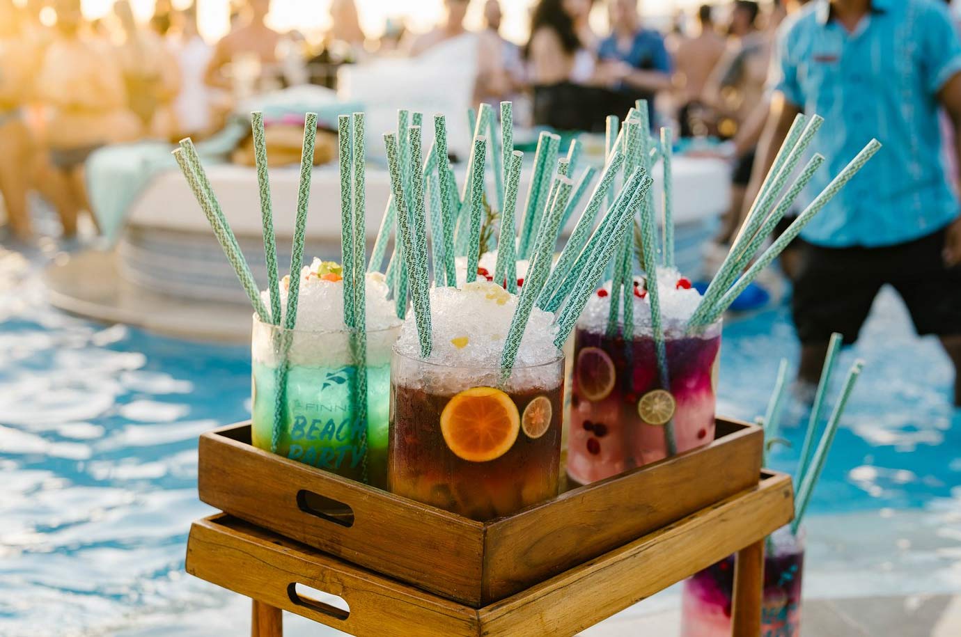 Cocktails from Finns Beach Club, Canggu