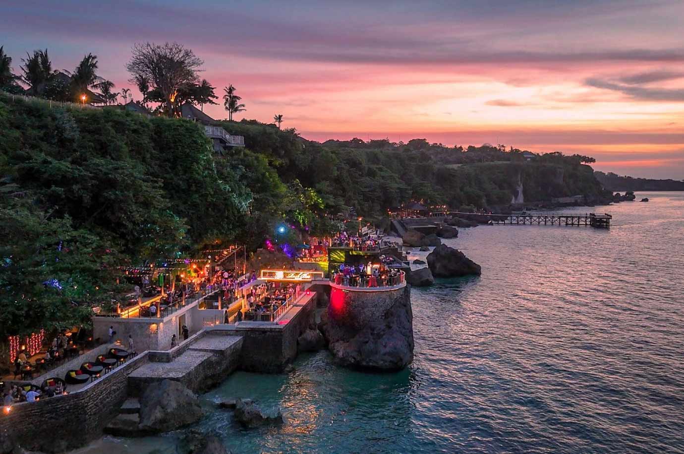 Full view of Rock Bar in Jimbaran