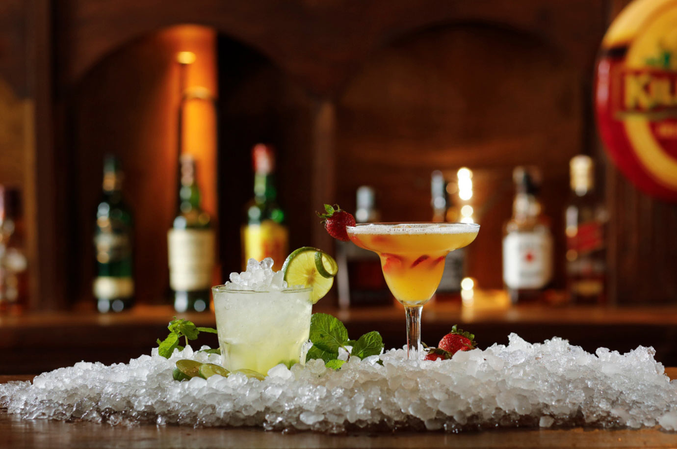 Fresh cocktails from Gracie Kelly's Irish Pub