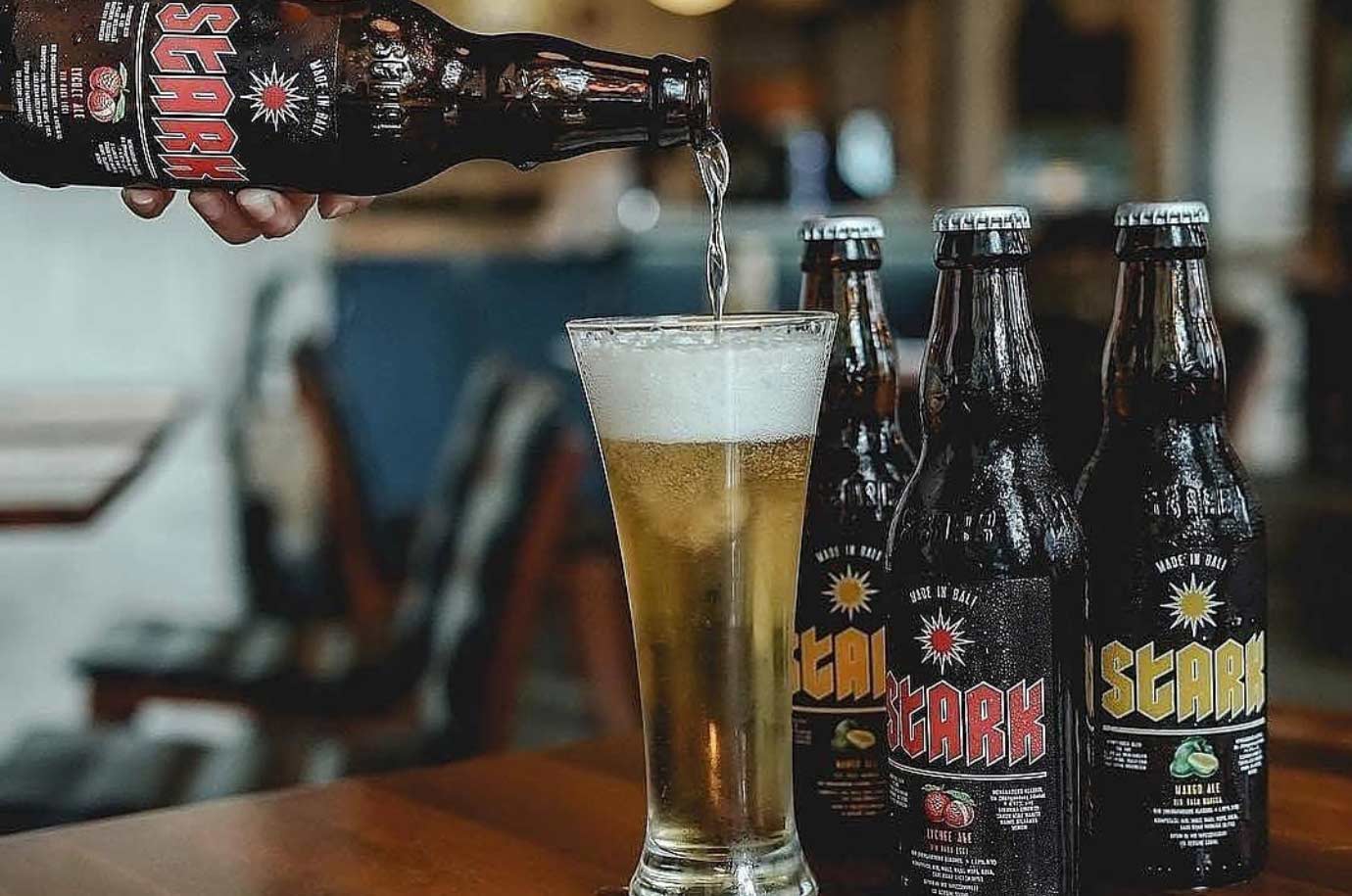 Signature beer from Stark Craft Beer Garden