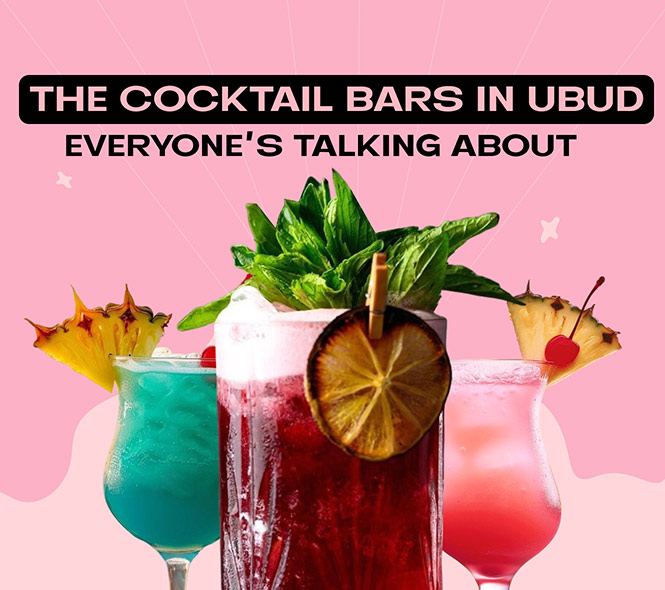 Cocktails from Bar in Ubud