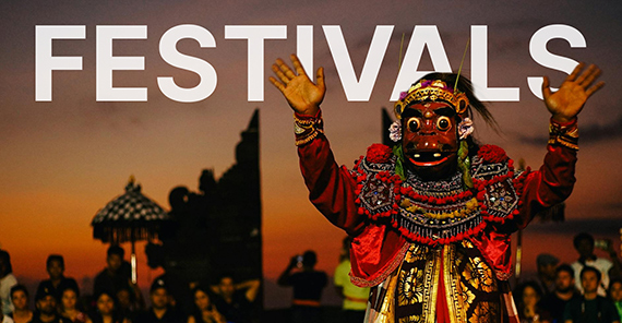 Festivals on the beaches in Bali
