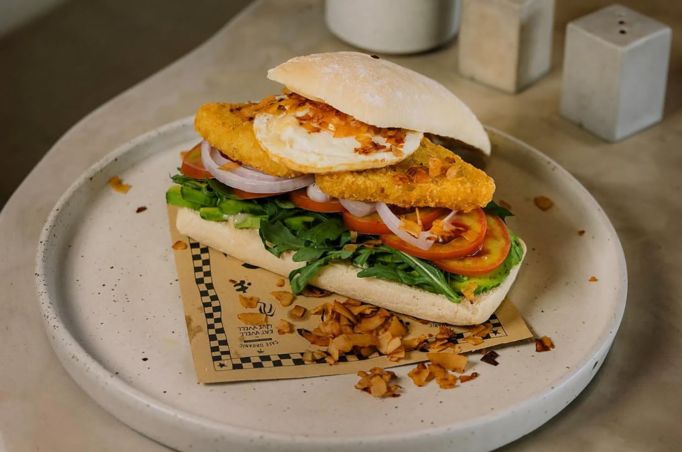 Sandwich from Café Organic