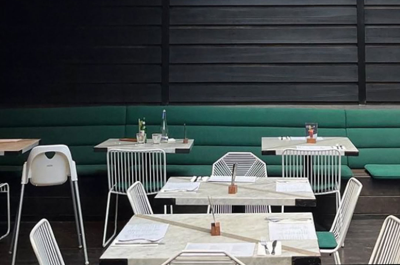 Interior in Sisterfields cafe