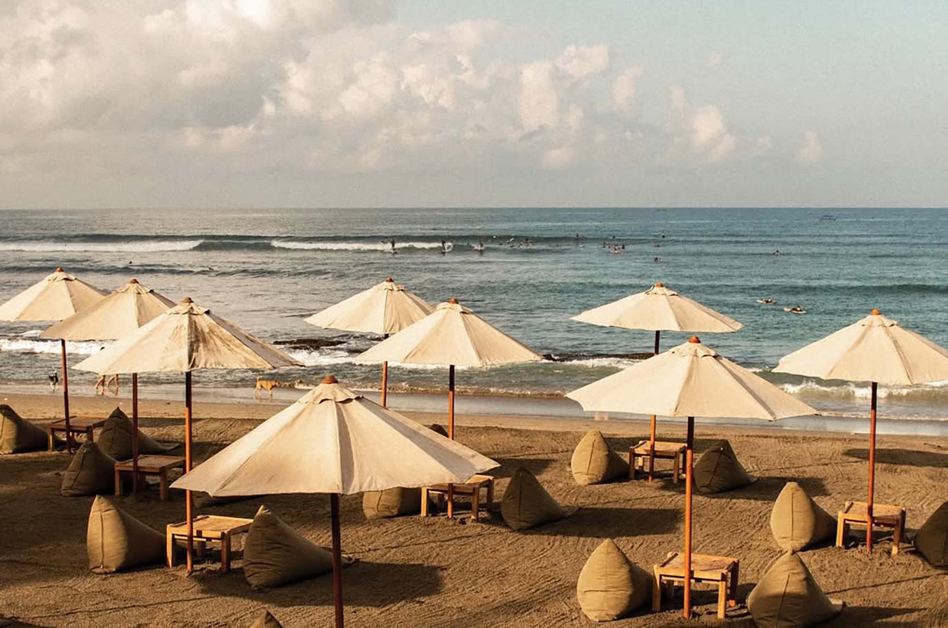 Beach seats in The Lawn, Canggu