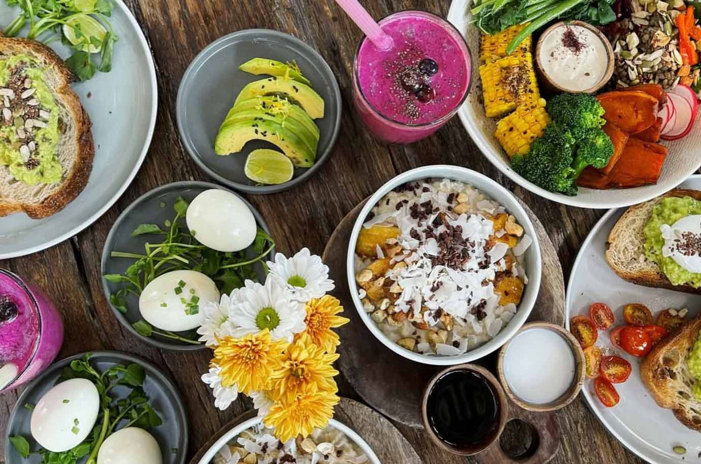 Healthy food from The Shady Shack cafe