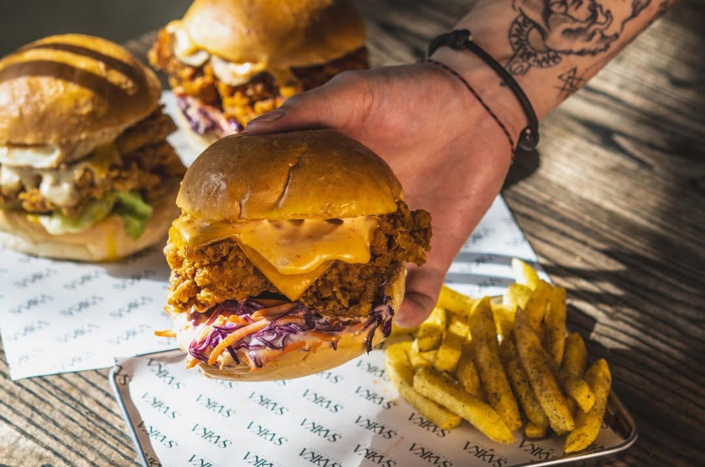 Burgers from Sakka Burgerbar