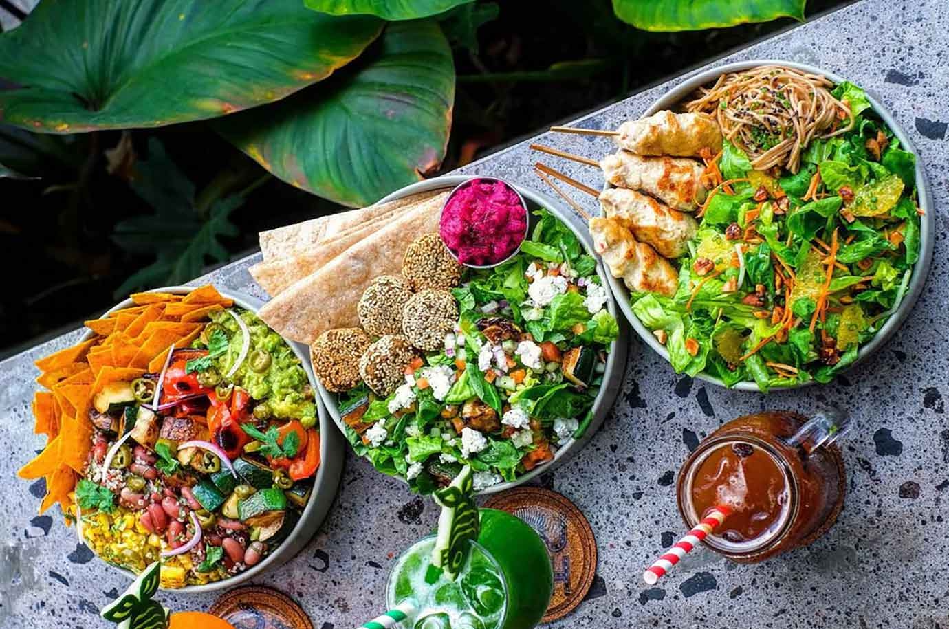 Brunch Club's served healthy meal on the table