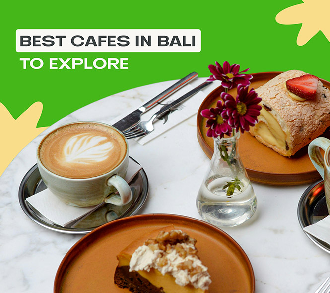 Breakfast in one of the Cafes in Bali