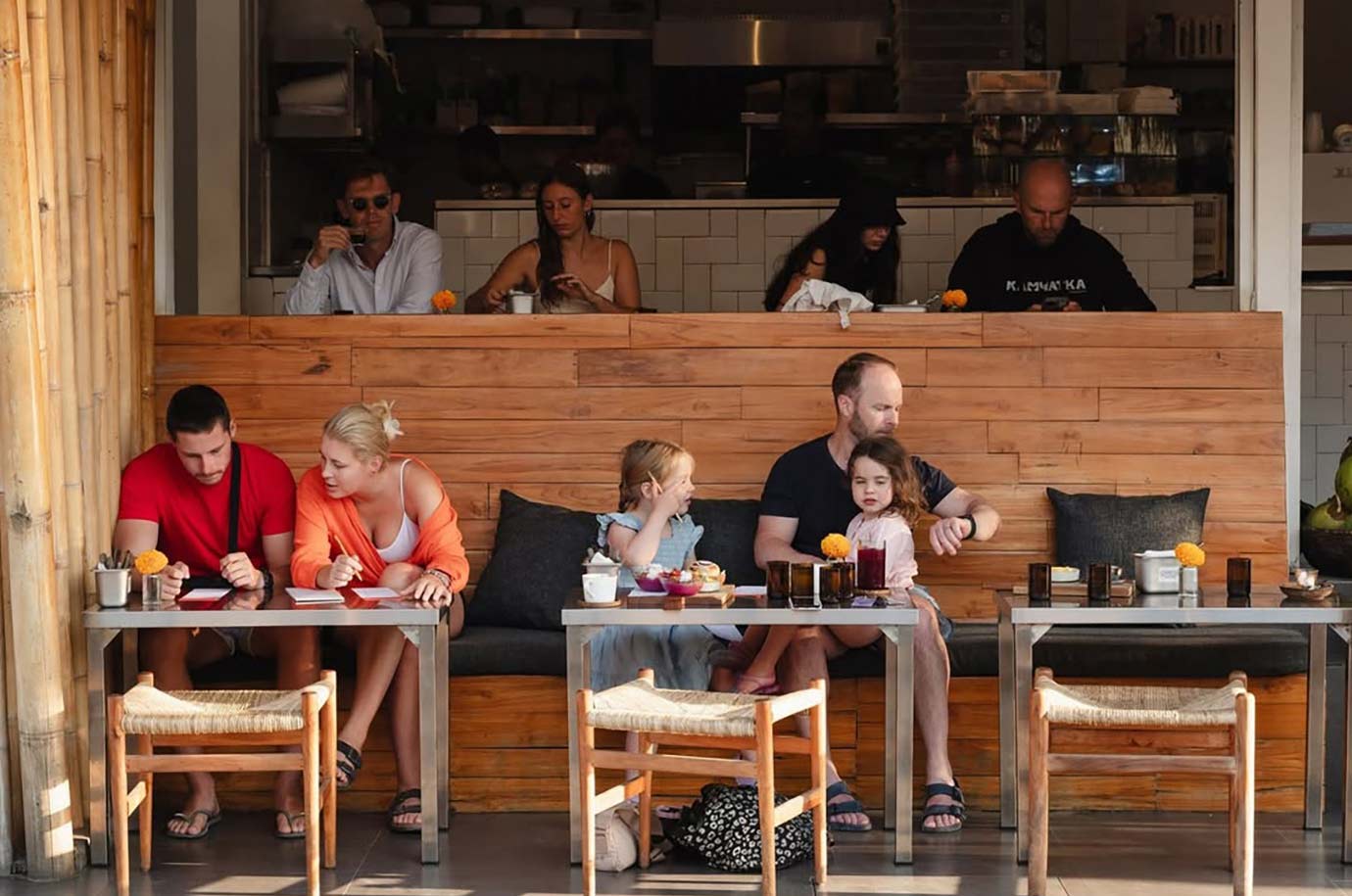Famiy-friendly cafe Copenhagen and its guests