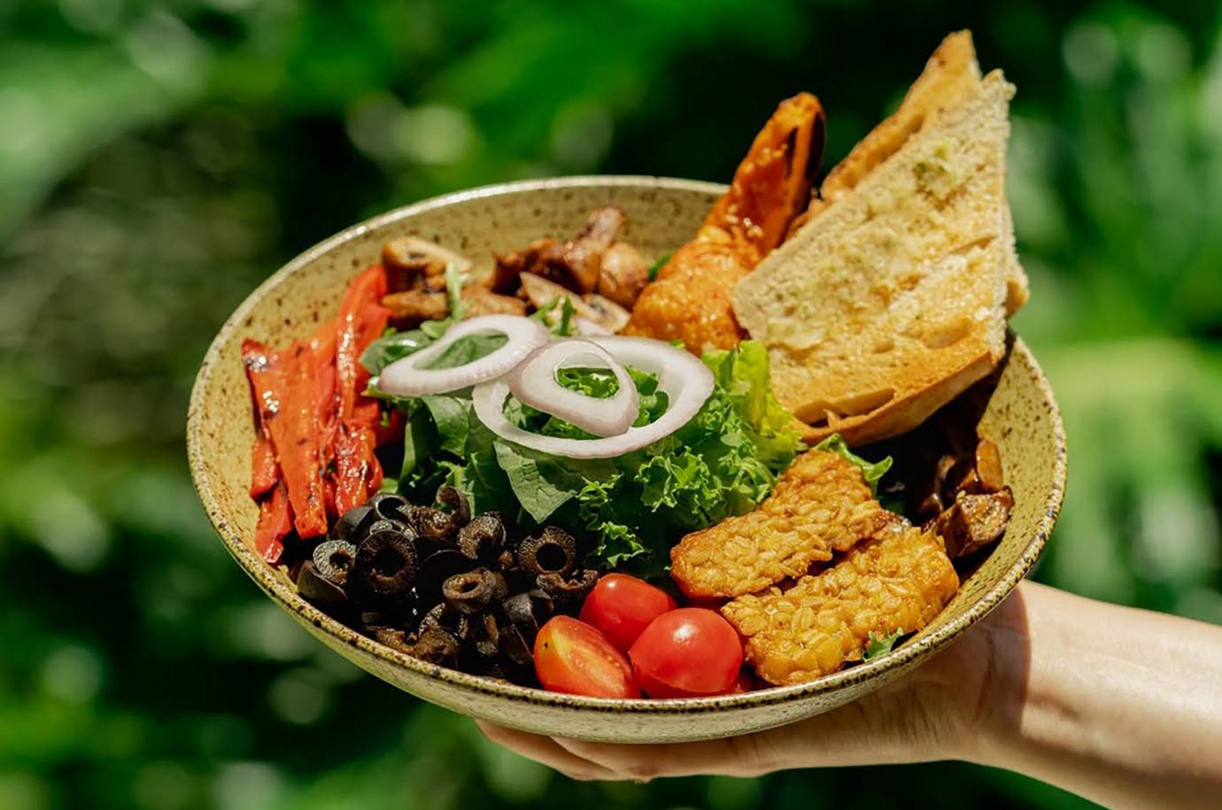 Healthy snack bowl in Livingstone Holyground cafe