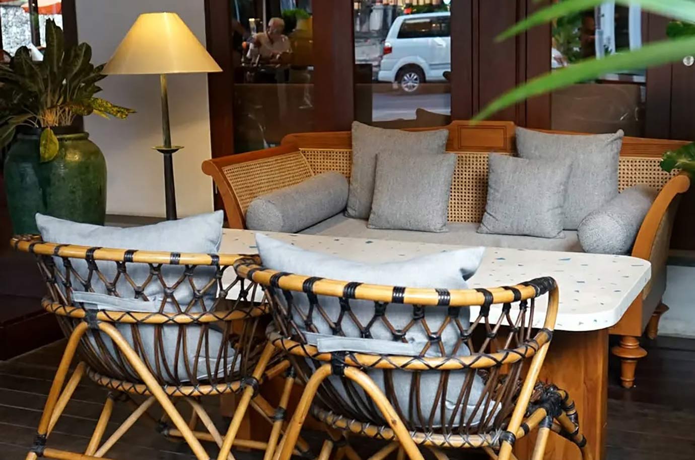 Sofa and other furniture in Batujimbar Café
