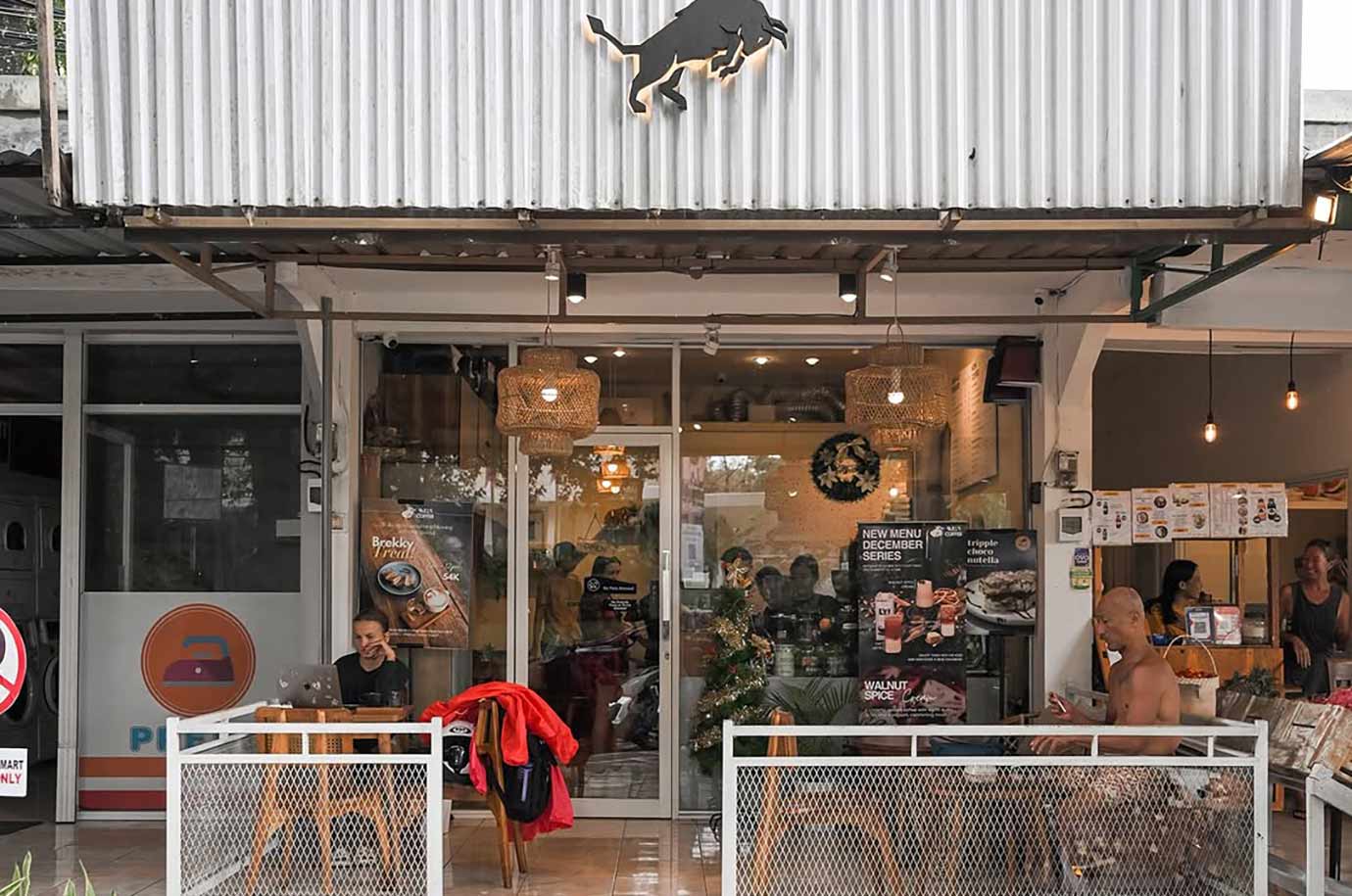 Entrance to Bull's Coffee Sanur