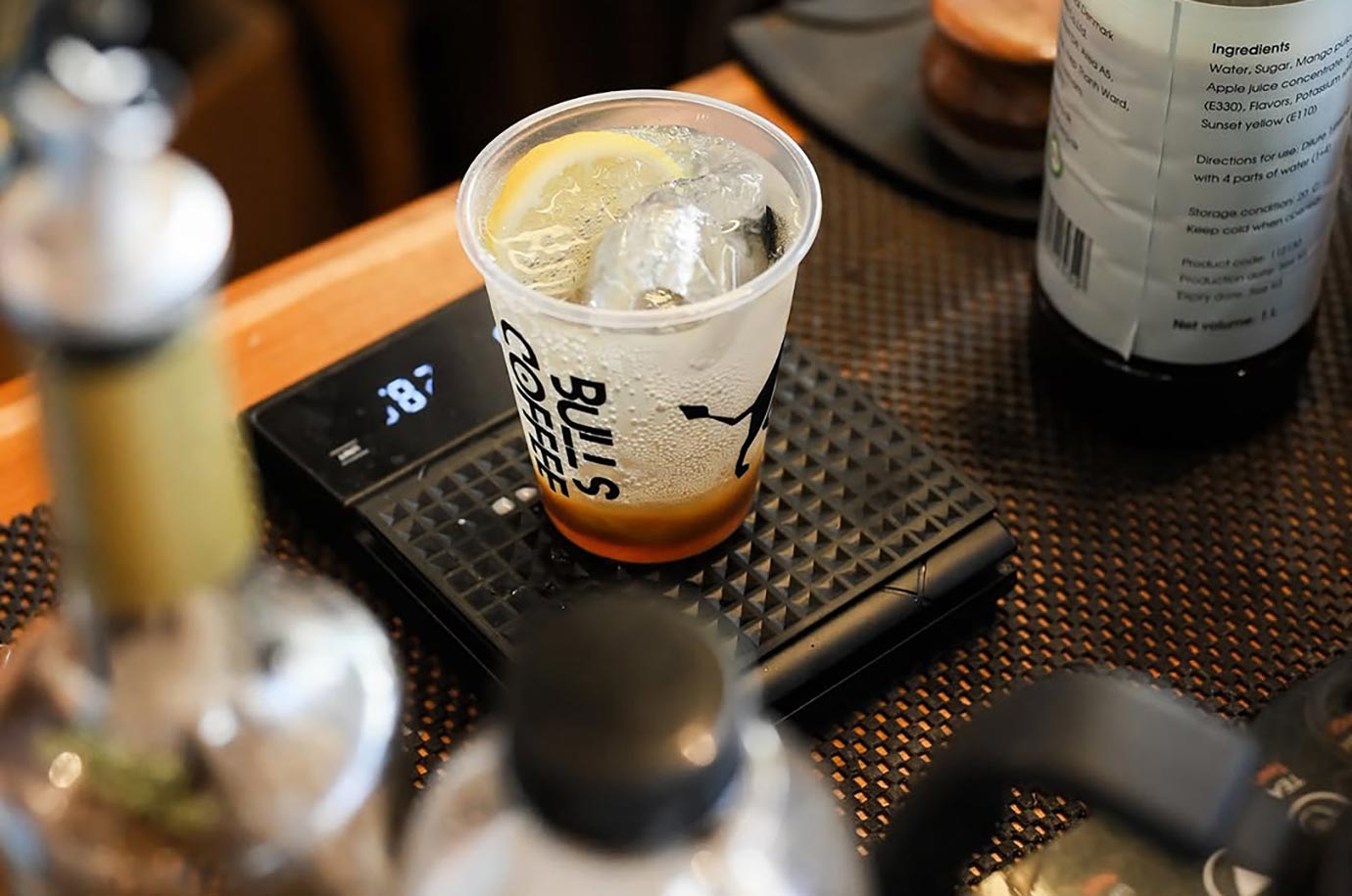 Cold coffee drink from Bull's Coffee Sanur