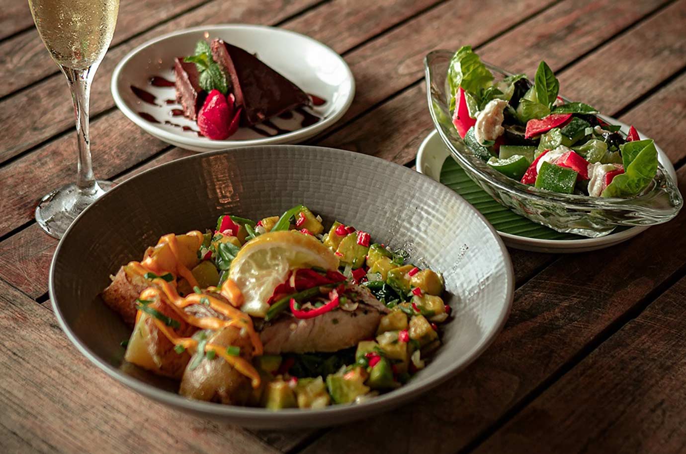 Food from Genius Café Sanur
