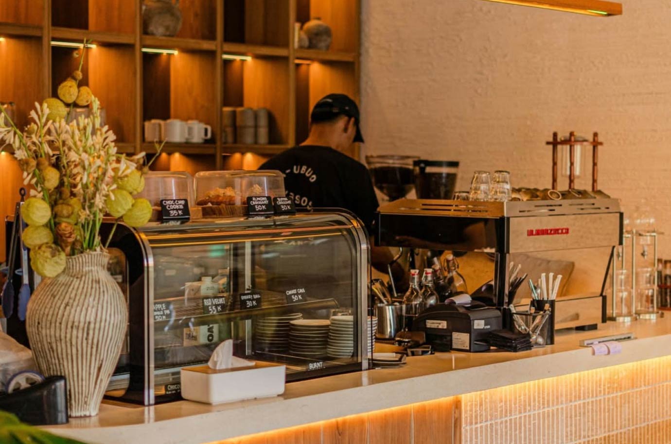 Coffee point in the Suka Espresso cafe