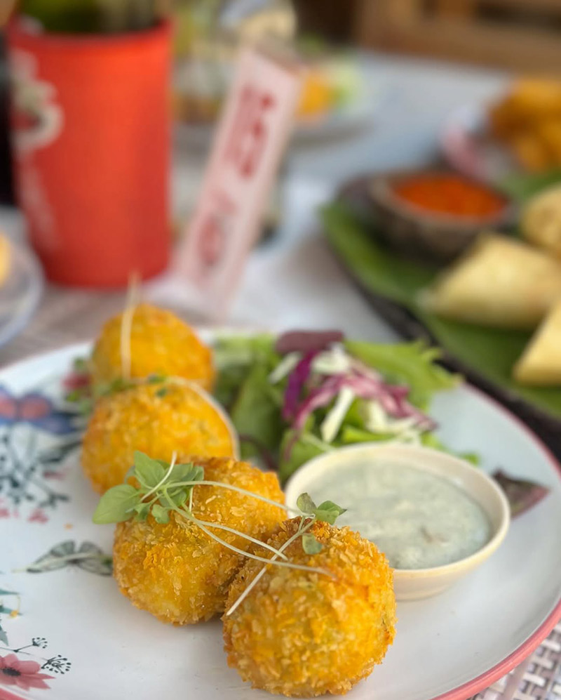 Food from Ruby's Cafe, Gili Air