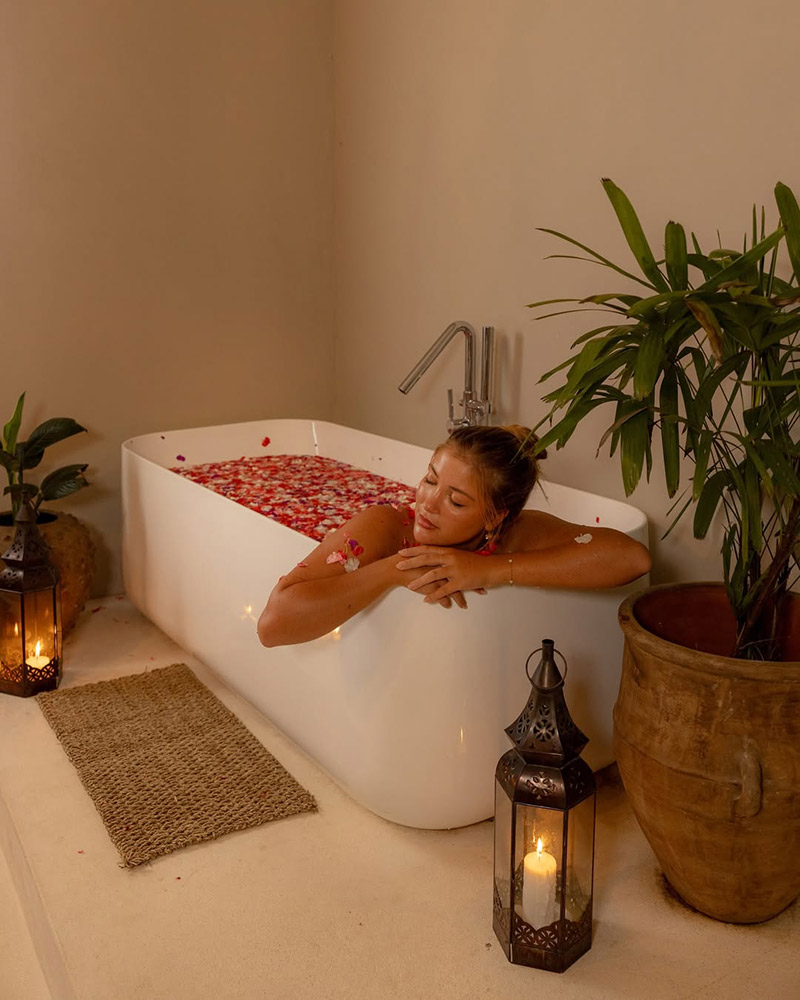Aromatherapy and bath in INKA Spa Ubud