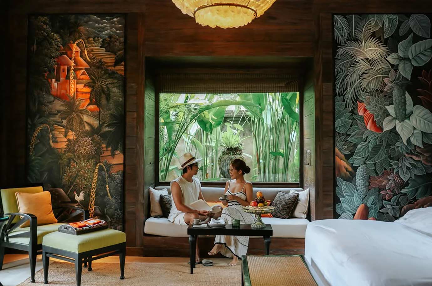 Couple in Mandapa Spa living room