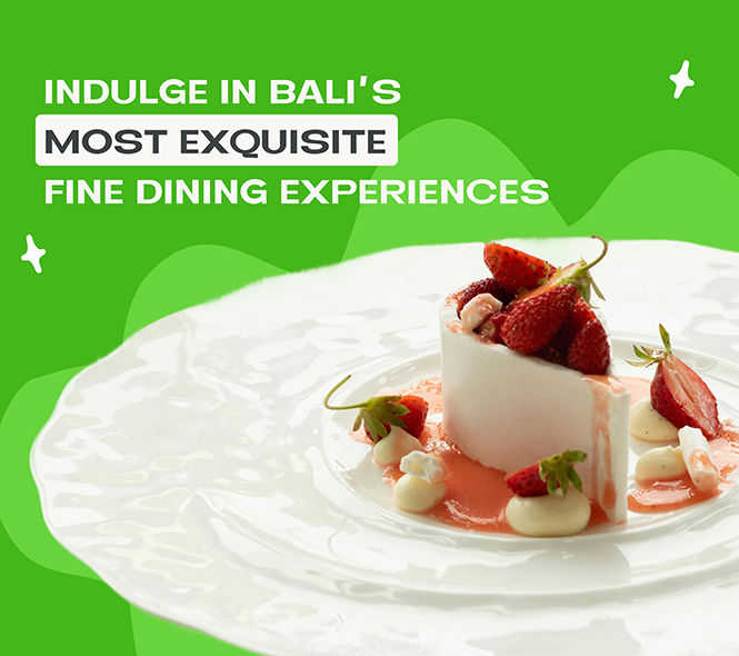 Dessert from Fine Dining Restaurant in Bali