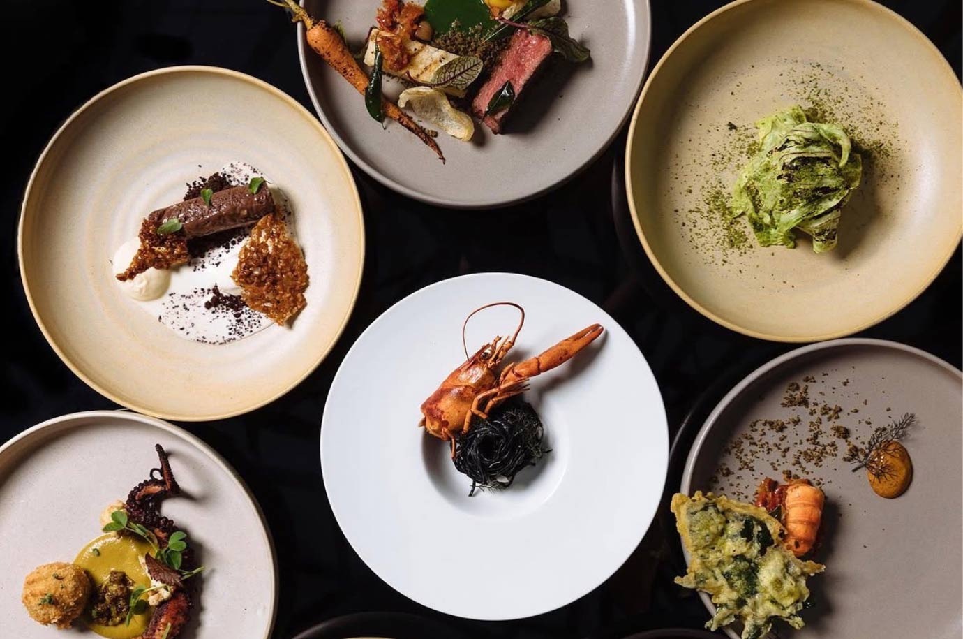 Fine dining food from Merah Putih in Seminyak