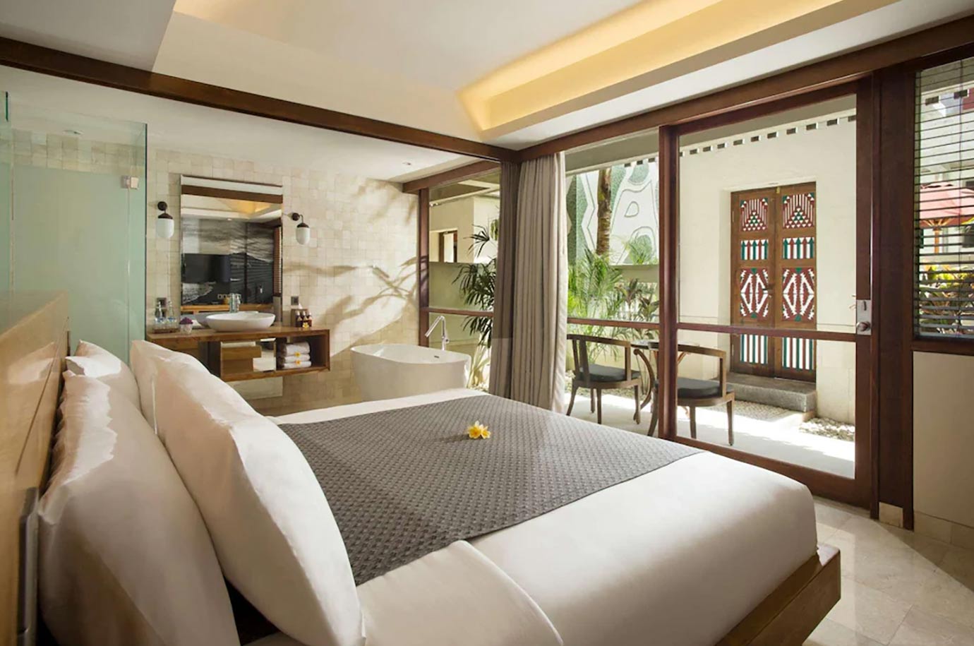 Apartments with the balcony in Amnaya Resort