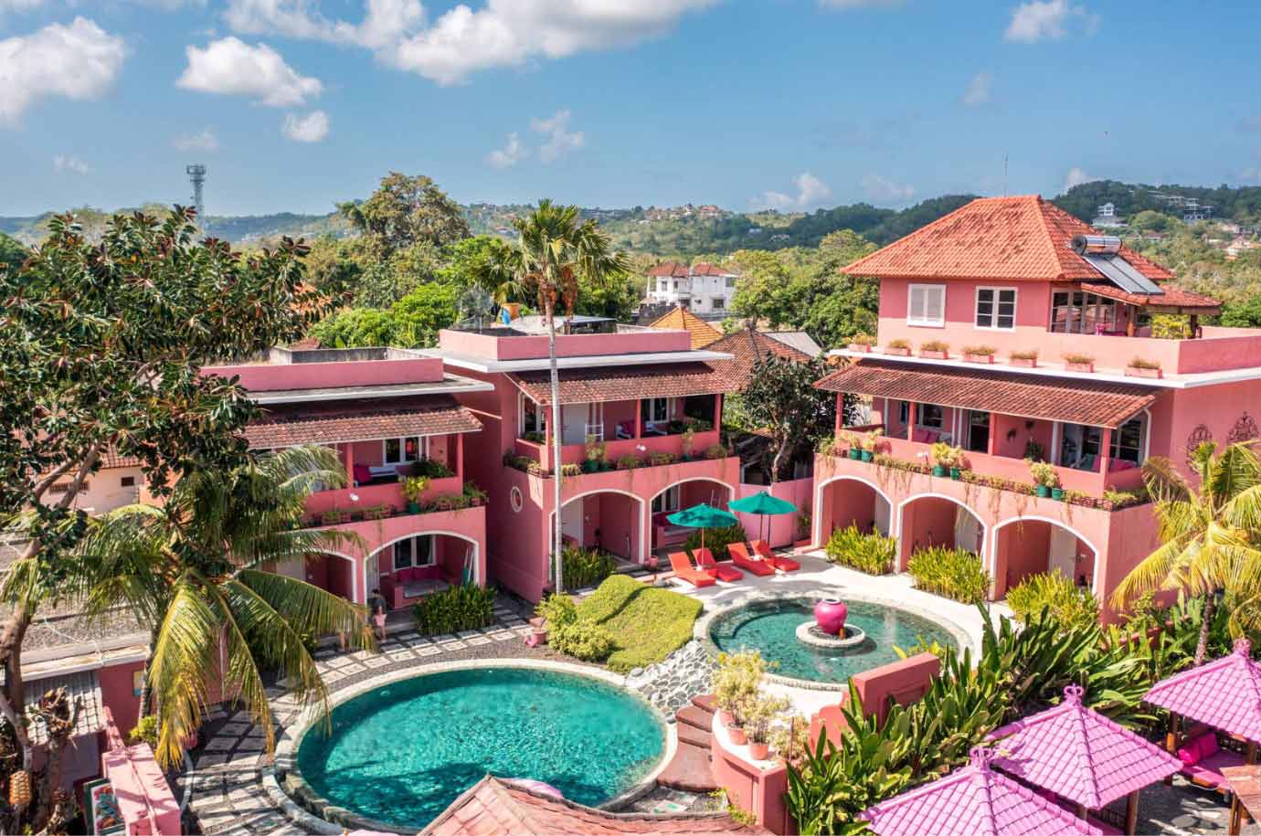 Area of the PinkCoco Uluwatu Hotel