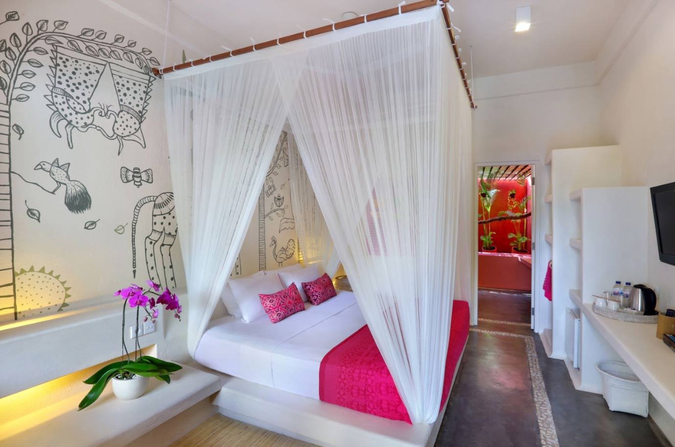 Room from the PinkCoco Uluwatu Hotel