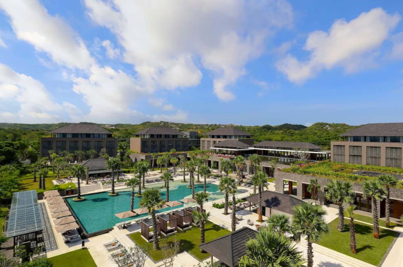 Area of the Radisson Blu Bali Uluwatu hotel