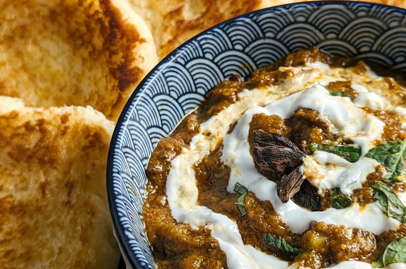 Indian food from Chai of The Tiger restaurant