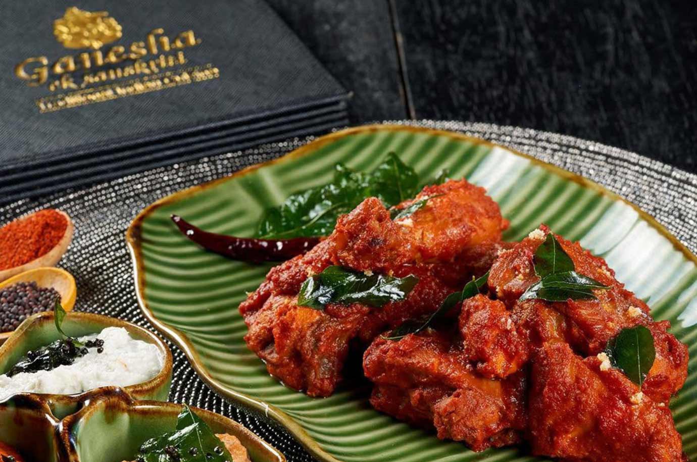 Indian food from Ganesha ek Sanskriti restaurant
