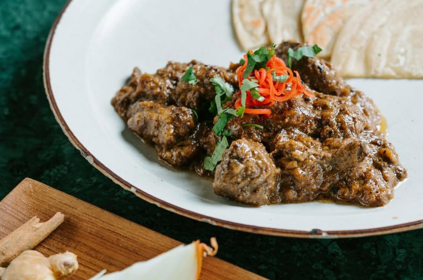 Indian food from Muse Café & Art restaurant