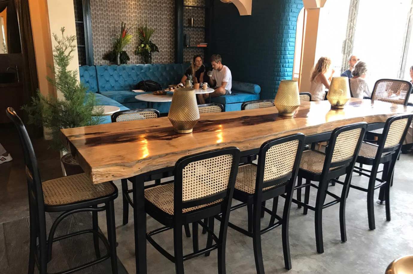 Interior in the Indian resrtaurant Persona in Ubud