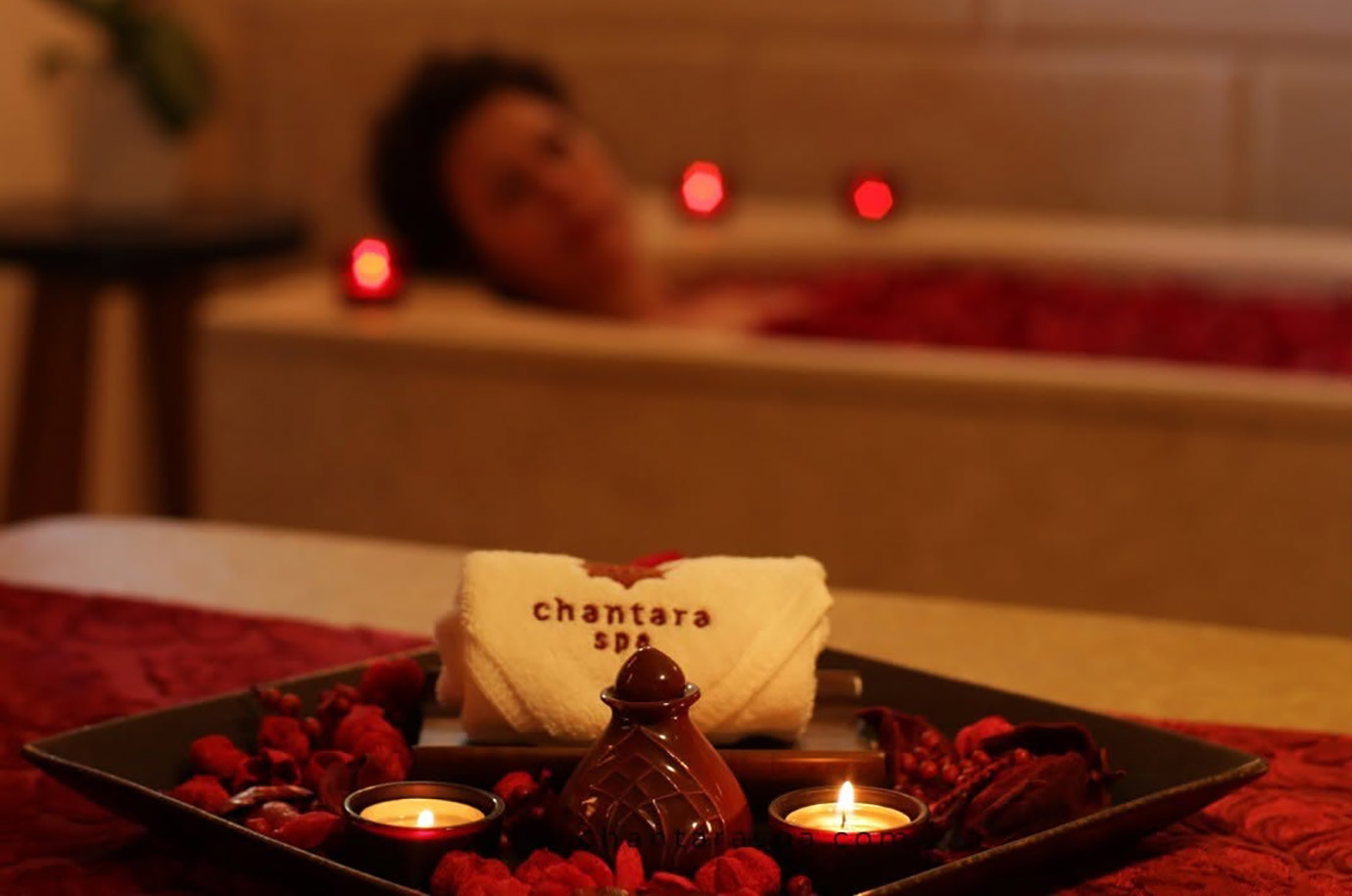 Bath and aromatherapy in Chantara Wellness & Spa