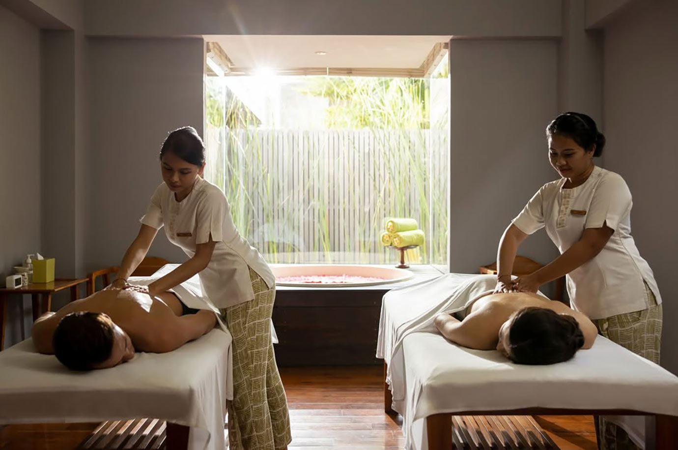 Couple massage in Spa at Maya Sanur