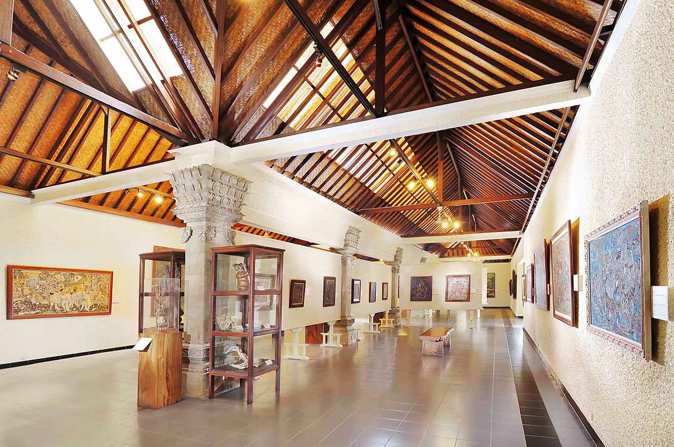 Exhibition hall of Museum Puri Lukisan