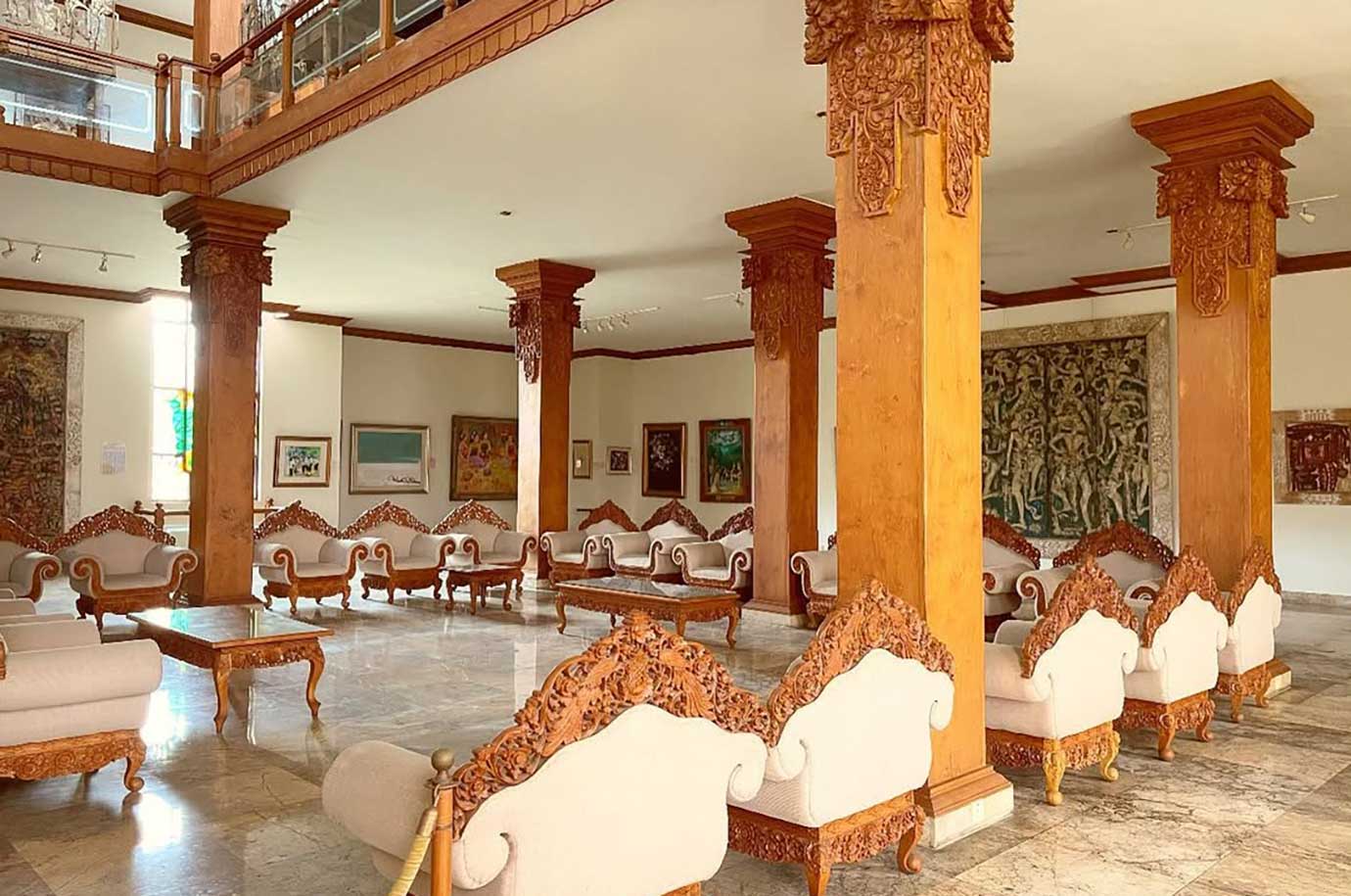 Exhibition hall of the Museum Rudana