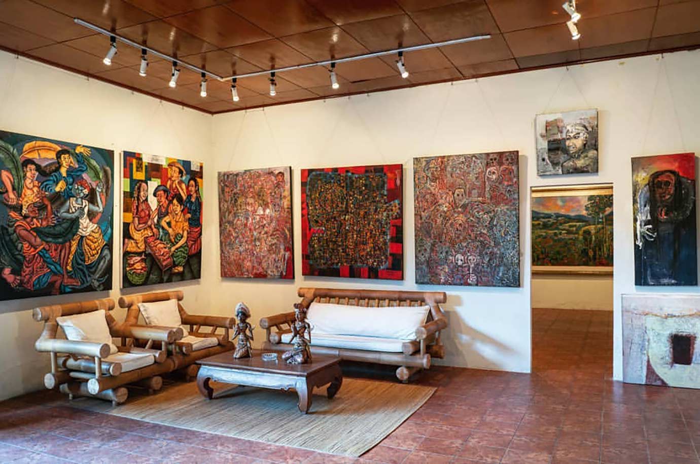 Art display at Museum Rudana