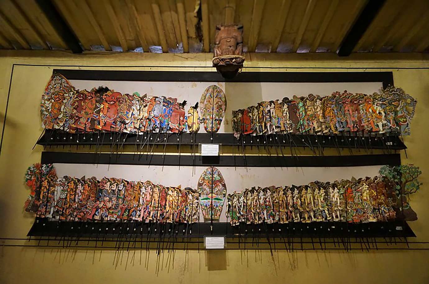 Art display at Setia Darma House of Mask and Puppets