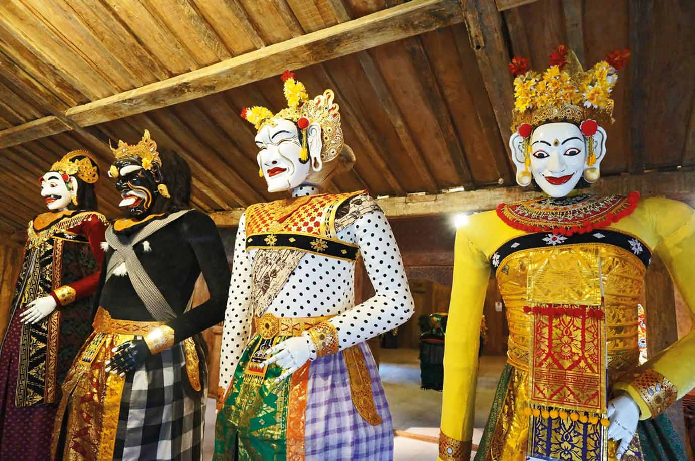 Mask and puppets exhibition at Setia Darma House